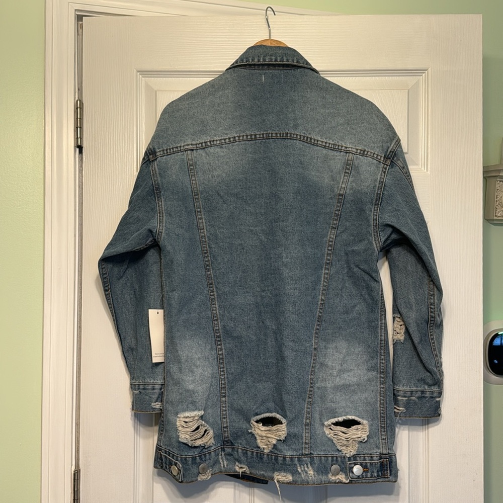 Distressed Jean Jacket - Picture 3 of 3